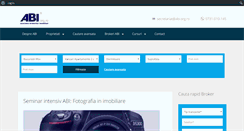 Desktop Screenshot of abi.org.ro