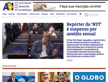 Tablet Screenshot of abi.org.br