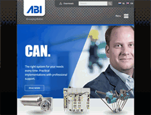 Tablet Screenshot of abi.nl
